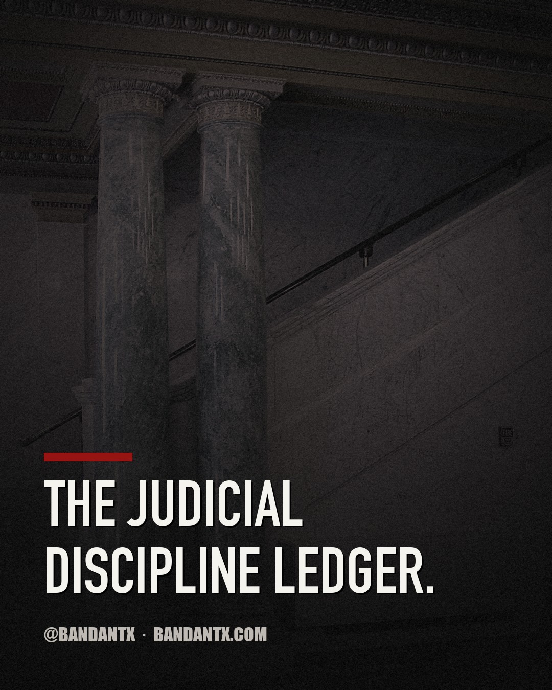 The Judicial Discipline Ledger